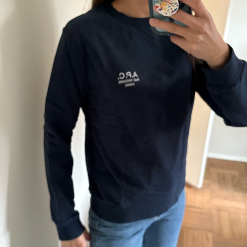 A.P.C. Dark Blue Crewneck